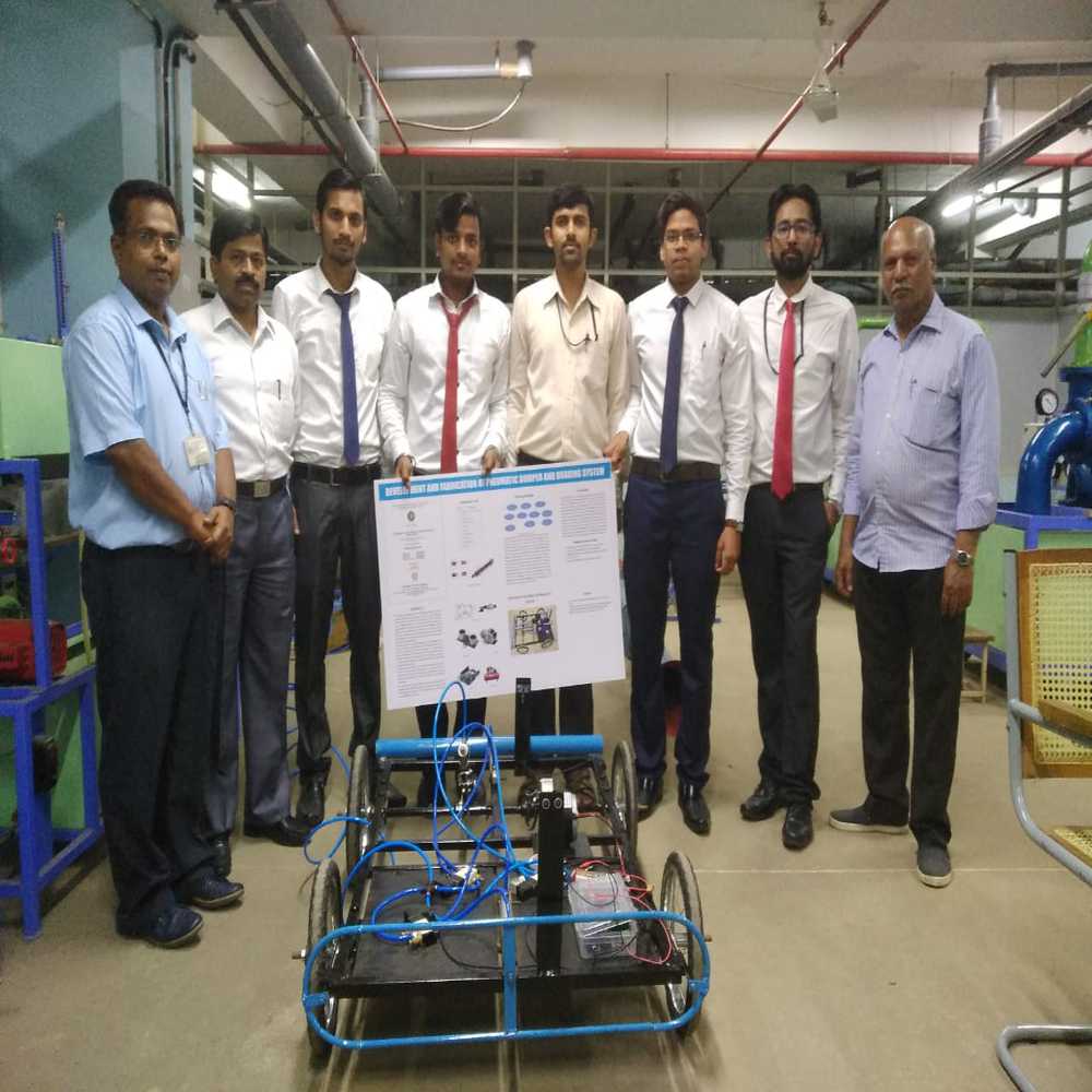 Pneumatic Bumper and Braking system